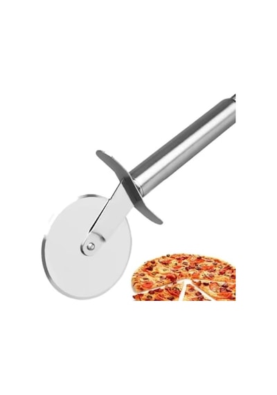 Mybru Paslanmaz Çelik Pizza Ve Hamur Kesici Büyük Boy Genel