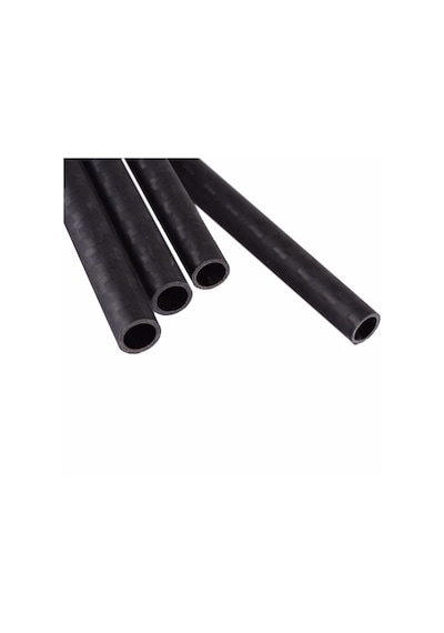 Plastik Içi Boş Siyah Çıta 10Mm 50Cm 10'Lu