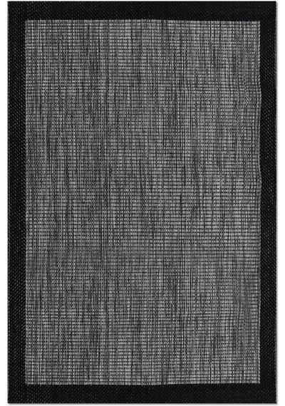 Bespoky Geometrik Modern Salon Halısı Makine Dokuma No As01 Gri - Antrasit Gri