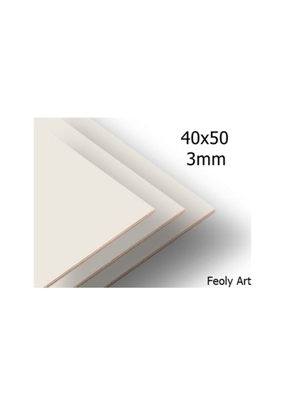 3 Mm 40x50 Mdf Plaka 3 Adet - Hobi, Maket, Ahşap El Sanatları İçin Uygun 3 Lü Paket 40 X 50