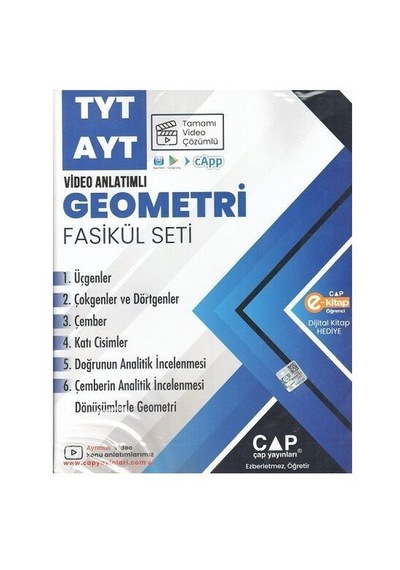 2025 Çap Tyt Ayt Geometri Seti