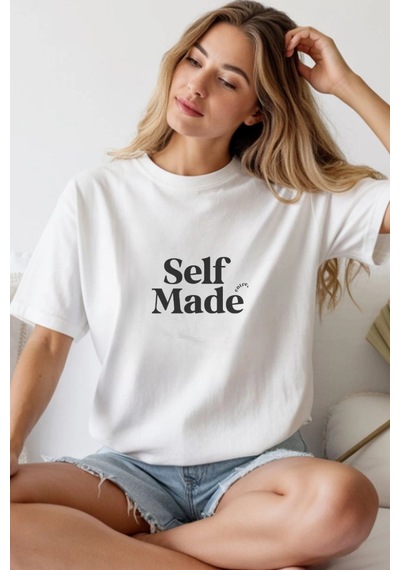 Freedom Storee Unisex Oversize 24/1 Penye Dtf Baskılı Tişört - Dtf259 Çok Renkli