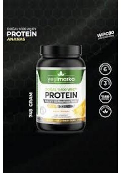Yeşil Marka Ananas Protein Tozu 100 Gr