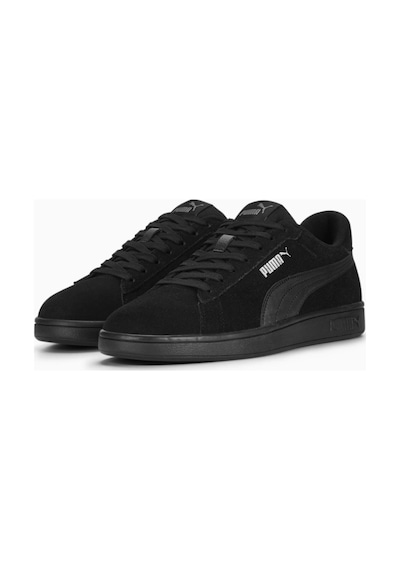 Puma Smash 3.0  Black Suede Erkek Günlük Ayakkabı Siyah 390984-02 Siyah