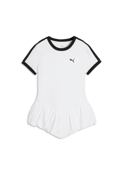 Puma T7 Balloon Kadın Tişört 636886 02 Beyaz