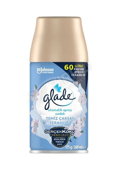 4 Adet Glade Otomatik Sprey Yedek Temiz Çarşaf 269 Ml Diğer