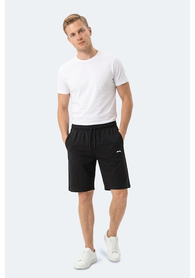 Slazenger Kasey Erkek Pamuklu Siyah Şort