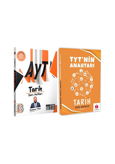 2025 Anahtar Kitap Tyt Tarih Soru Bankası Ve Benim Hocam Ayt Tarih Ders Notları