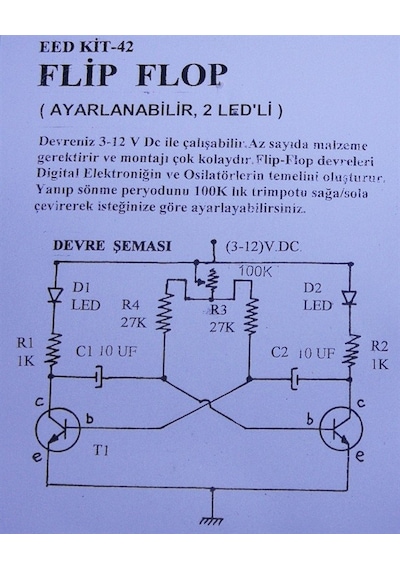 Flip Flop Devresi Demonte