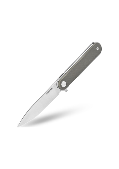 Real Steel Iris Flipper Mikarta Sap 12c27 Çelik Kamp Çakısı 8061ag Kum