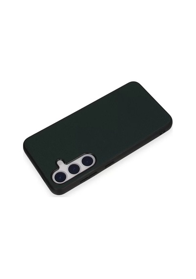 Newface Samsung Galaxy S24 Kılıf Taft Kapak - Koyu Yeşil