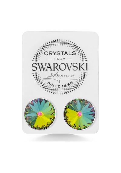 Union Swarovski Crystal Kadın Vitrail Medium Taşlı 12mm Çivili G