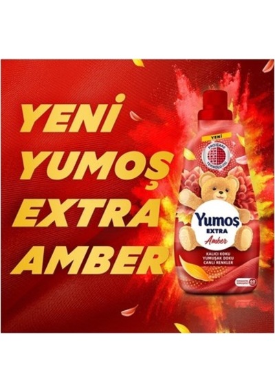 Çamaşır Yumuşatıcısı 1440 Ml Amber Aromalı 2 Adet Set 100'lü Set