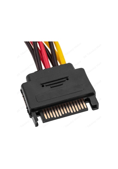 15 Pin Sata Power Çoklayıcı Y Bakır Kablo