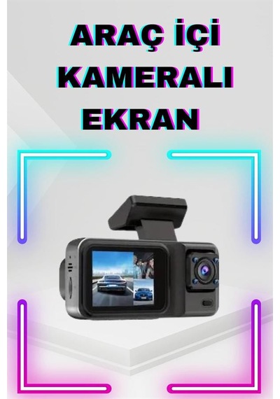 2 İnç Araç İçi Kameralı Ekran 1080p Full Hd Kaliteli Hafıza Kart Destekli 21954683