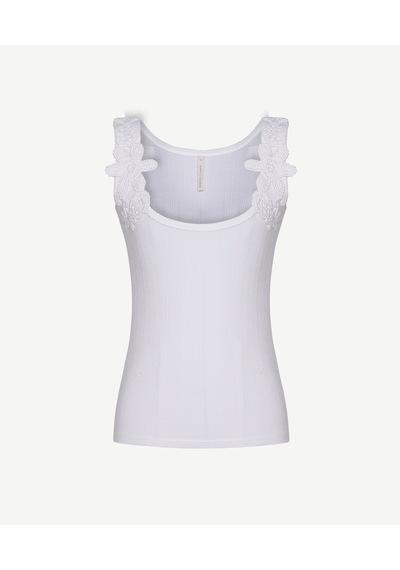 Yargıcı Regular Bisiklet Yaka Kolsuz T-shirt 26ykts9035x 002 Beyaz