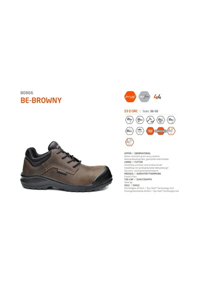 Ayağıma Getir B0866 Classic Plus Be-browny S3 Cı Src Kompozit Burun İş Ayakkabısı