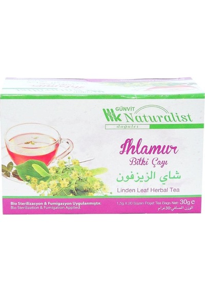 Günvit Naturalist Ihlamur Bitki Süzen Poşet Çay 20 x 1.5 G