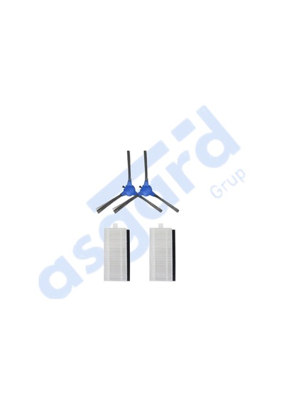 Dreame X20 Max-x20 Pro Uyumlu 2 Ana Fırça 2 Yan Fırça 4 Filtre 4 Mop Pkt-iasgf0001505