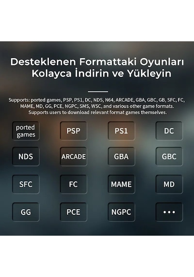 Rg40xx H Retro El Oyun Konsolu 64 Gb Siyah - 4.0 İnç Oca Ips Ekran Rgb Işıklı Çift Joystick H700 İşlemci 5g Wi-fi Hdmı Bluetooth Psp, Ps1, Dc Destekli