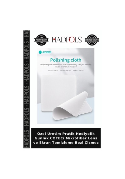 Özel Üretim Pratik Hediyelik Günlük Coteci Mikrofiber Lens Ve Ekran Temizleme Bezi Çizmez