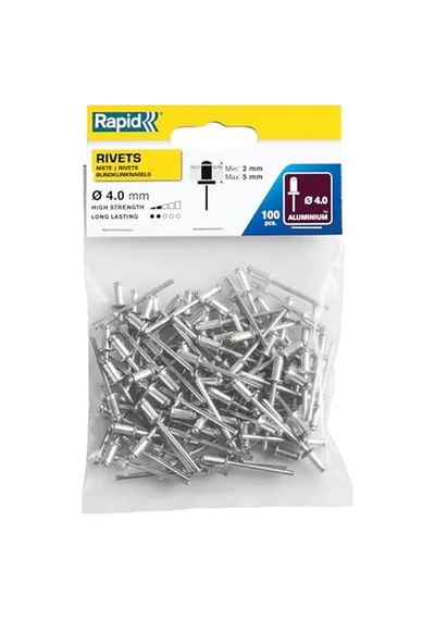 Percin 4x8 Mm Aluminyum 100 Adet