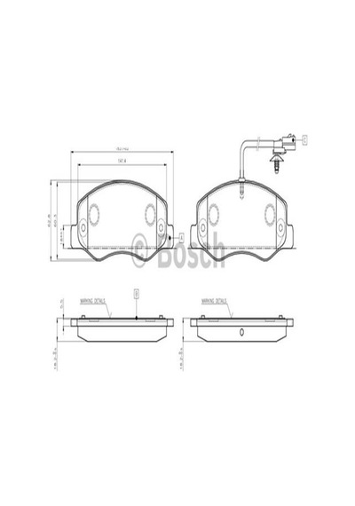 BOSCH 986494499 Fren Balatası Arka Master III 10- / Movano B 10- / Nv400 10- Çıft Teker