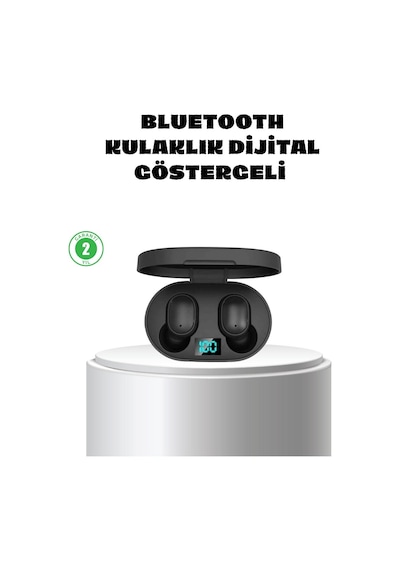 Anc Bluetooth Kulaklık Suya Ve Tere Dayanıklı Uzun Pil Ömürlü Mikrofonlu Kablosuz Kulaklık