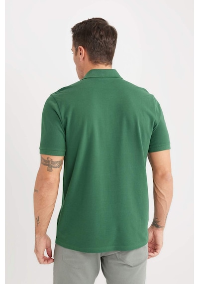 DeFacto %100 Pamuk Regular Fit Polo Yaka Kısa Kollu Basic Düz Pike Kumaş Tişört C1293AX25SPGN750 DeFacto %100 Pamuk Regular Fit Polo Yaka Kısa Kollu Basic Düz Pike Kumaş Tişört C1293AX25SPGN750