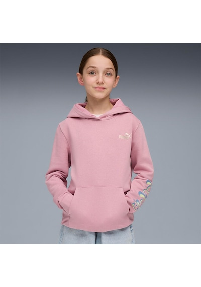 Puma Tweenerverse Çocuk Pembe Kapüşonlu Sweatshirt Pembe