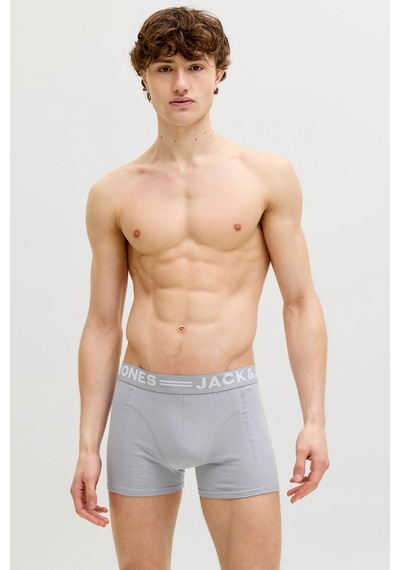 Jack & Jones Erkek 3'lü Boxer 12081832 Weathervane