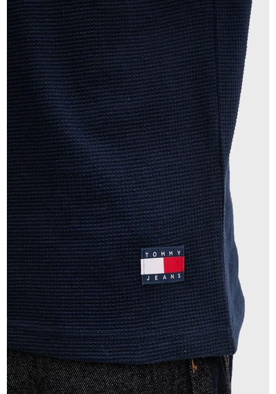 Tommy Jeans Logolu Pamuk Karışımlı Bisiklet Yaka T Shirt Erkek T Shirt Dm0dm22529 C1g Lacivert