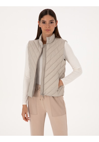 Pierre Cardin Kadın Taş Mont Yelek 50314047-vr049 Taş