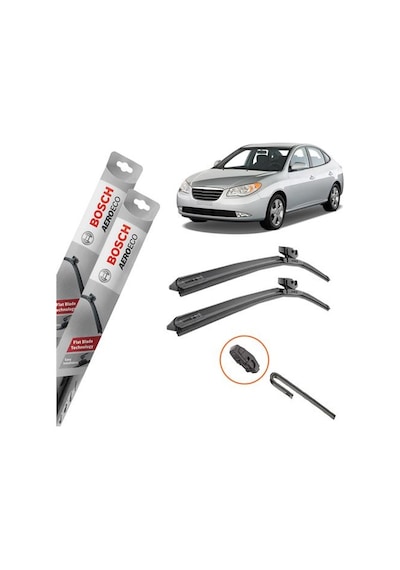 Hyundai Elantra Muz Silecek Takımı Ön Bosch Aeroeco 2012-2015