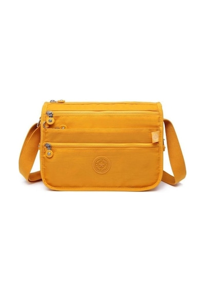 Smart Bags Krinkıl Hardal Kumaş Kadın Çapraz Askılı Çanta Smb1128 001
