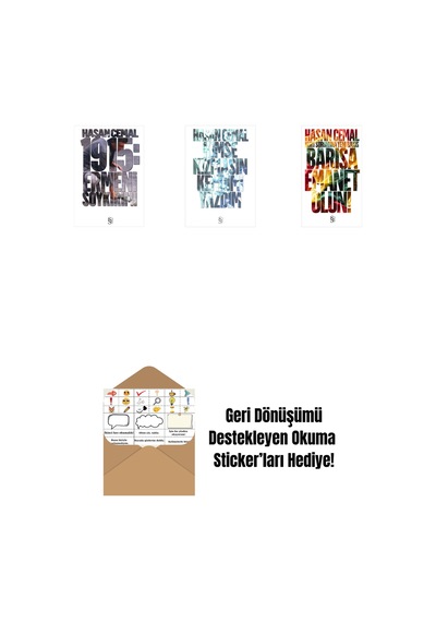 1915: Ermeni Soykırımı + Kimse Kızmasın Kendimi Yazdım + Barışa Emanet Olun + Okuma Sticker'ları