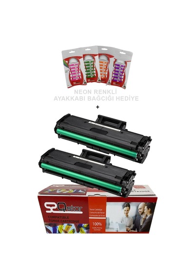 Hp Laserjet Mfp 138a Çipli Uyumlu Toner W1106a 106a 1+1 2'li Paket 107a Toner