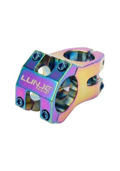 Lunje Rainbow Pembe Alüminyum 780mm Bisiklet Gidon Boğaz Seti Çok Renkli
