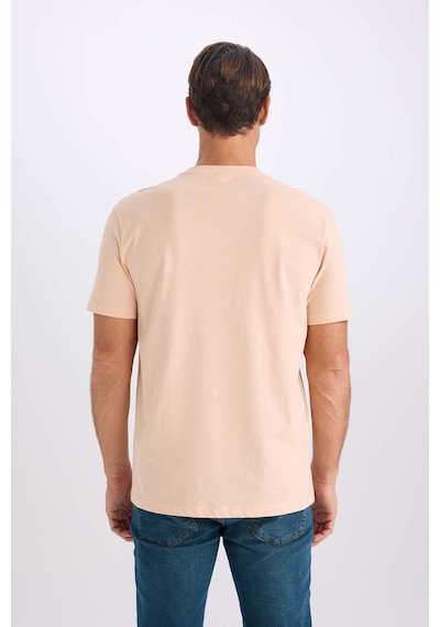 DeFacto %100 Pamuk New Regular Fit Bisiklet Yaka Basic Düz Kısa Kollu Tişört V7699AZ25SPPN672