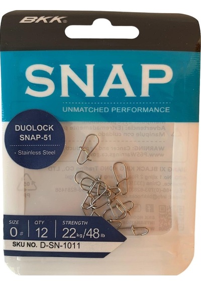 Bkk Duolock Snap-51 Klips No:0 12'li Paket