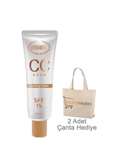 Ersağ Cc Krem Koyu Ton - 50 Ml Standart