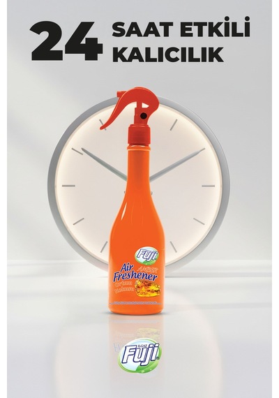 Amber Oda Spreyi 400 Ml - 6'lı Eko Paket Air Freshener Neon Amber Oda Kokusu Amber