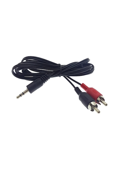 2Rca 3.5Mm Stereo Ucuz Ses Kablosu 1.5 Metre