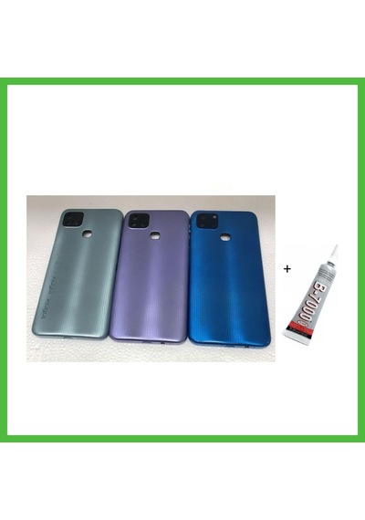 Vaveni İnfinix Hot 10i Arka Batarya Pil Kapağı Yeşil B70 Arz