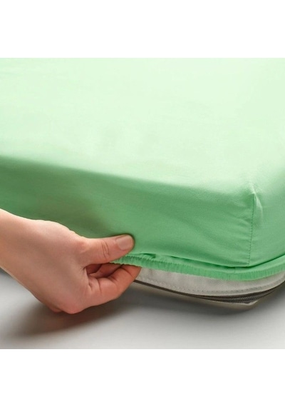 Ikea Grönfınk Tek Kişilik Nevresim Takımı 110 X 130 Cm Beyaz - Yeşil - Mavi Çok Renkli