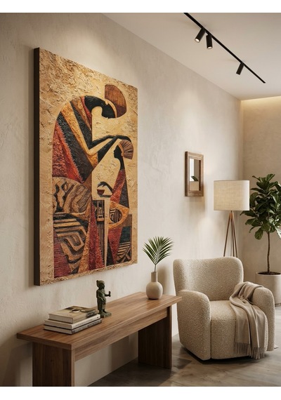 Tablo 60x90 Cm Büyük Boy Kafe Ve Salon Hediyelik Duvar Aksesuarı 4. Model