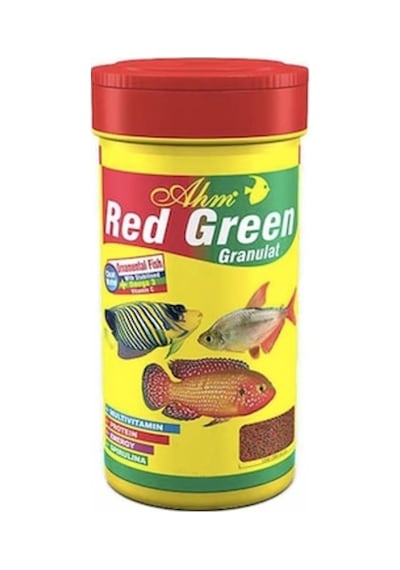 Ahm Red Green Granulat Balık Yemi 250 ML