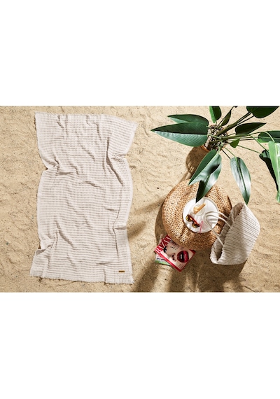 Özdilek Waffle Plaj Havlusu 70x140 Cm Gri