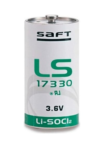 Saft LS17330 3.6 V 2/3A Li-SOCI2 Lityum Pil
