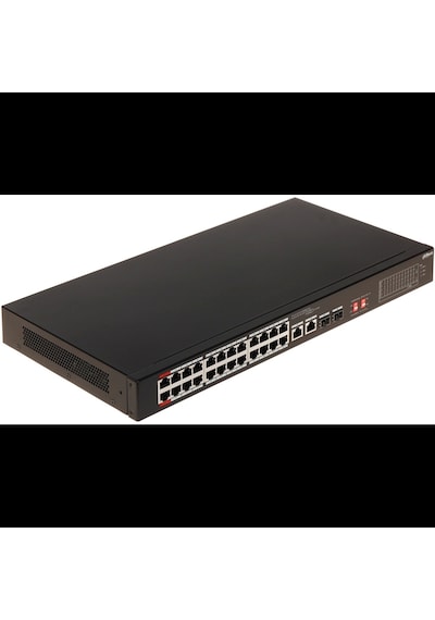 Dahua S3226-24et-240, 24 Port, Megabit, Poe 240w, 2 Port Gigabit Uplink, 2 Port Gigabit Combo Sfp, L